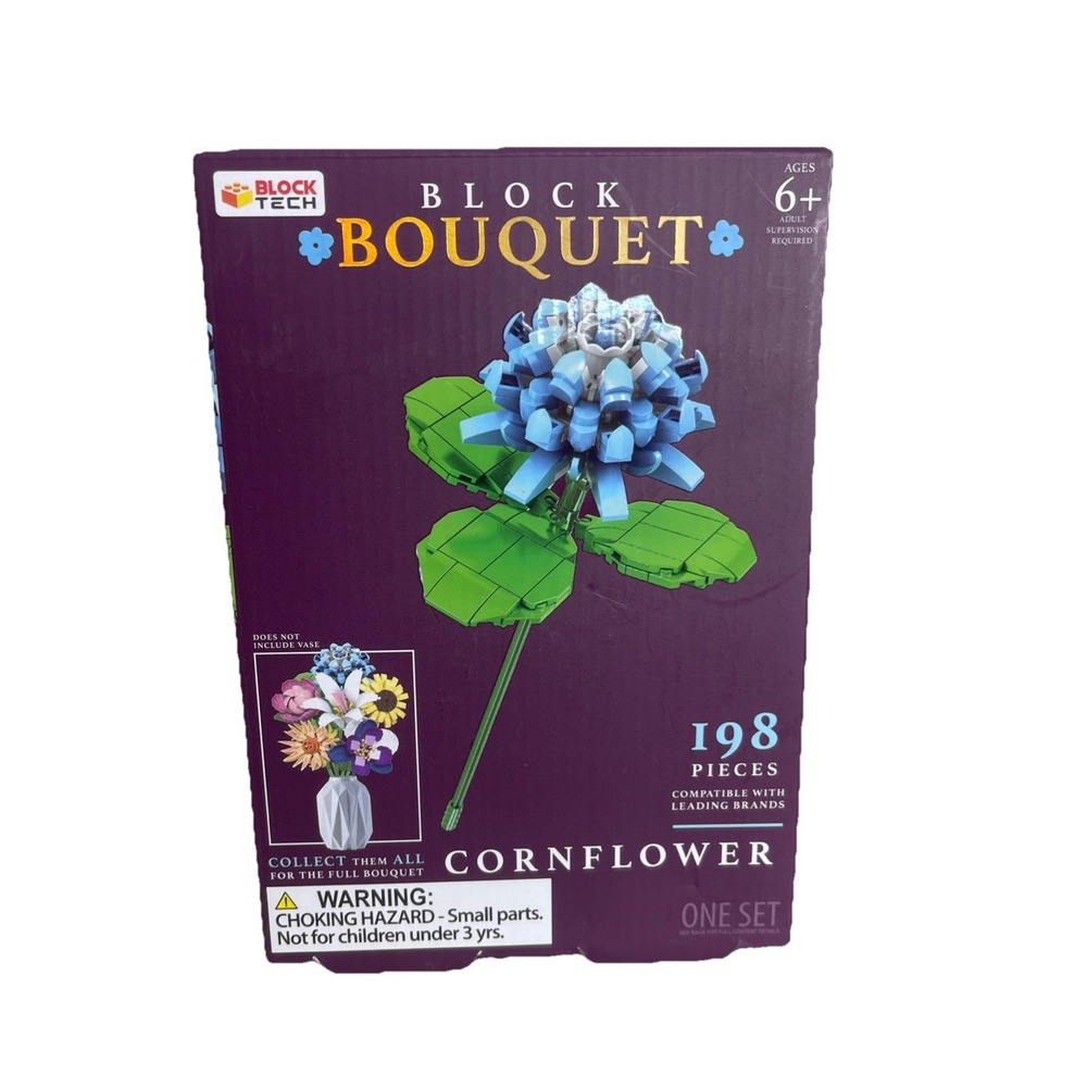 Block Tech Block Bouquet Corn Flower NIB
